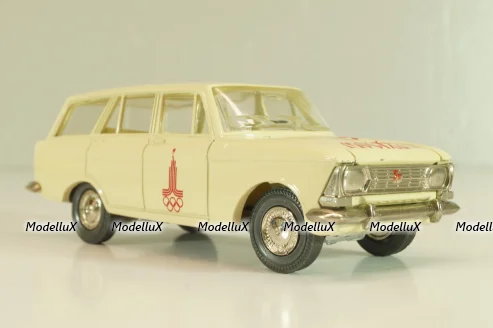 Москвич-427 А4, кофе с молоком, Олимпиада 80, декабрь 19..г., Тантал/Радон 1:43 Редкий цвет!