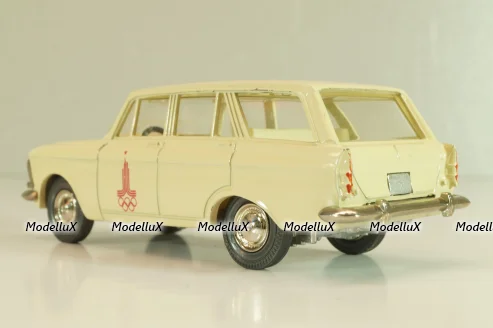 Москвич-427 А4, кофе с молоком, Олимпиада 80, декабрь 19..г., Тантал/Радон 1:43 Редкий цвет!