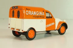 Citroen 2CV AZU Orangina 1955, white/orange,  Norev 1:43