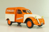 Citroen 2CV AZU Orangina 1955, white/orange,  Norev 1:43