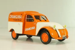 Citroen 2CV AZU Orangina 1955, white/orange,  Norev 1:43