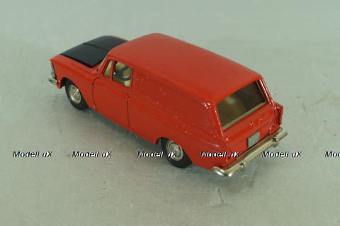 Москвич-433 А5, пластина, красный, Тантал/Радон 1:43