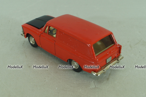 Москвич-433 А5, пластина, красный, Тантал/Радон 1:43