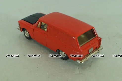 Москвич-433 А5, пластина, красный, Тантал/Радон 1:43