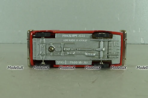 Москвич-433 А5, пластина, красный, Тантал/Радон 1:43
