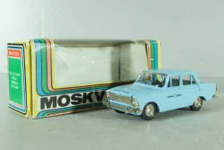 Москвич-408, такси, голубой, ноябрь 1989г., Тантал/Радон 1:43