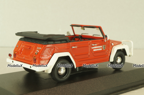 Volkswagen 181, fire engine Neuwied 1969, red, 430050090, Minichamps 1:43
