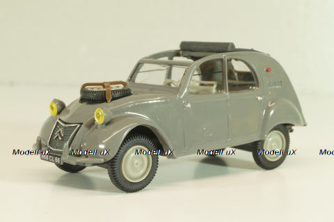 Citroen 2CV 4x4 Sahara 1961, grey, Norev 1:43