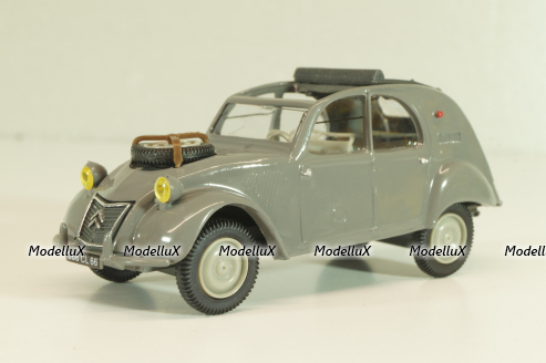 Citroen 2CV 4x4 Sahara 1961, grey, Norev 1:43