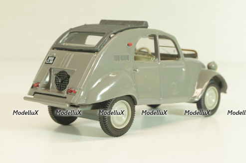 Citroen 2CV 4x4 Sahara 1961, grey, Norev 1:43