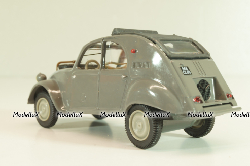 Citroen 2CV 4x4 Sahara 1961, grey, Norev 1:43