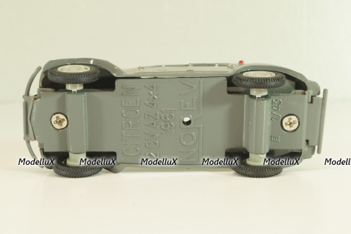 Citroen 2CV 4x4 Sahara 1961, grey, Norev 1:43