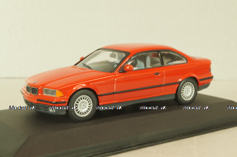 BMW 325 (E36) 1991, red, 430023322, Minichamps 1:43