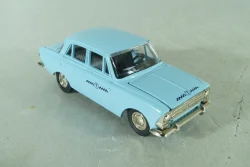 Москвич-408, такси, голубой, ноябрь 1989г., Тантал/Радон 1:43