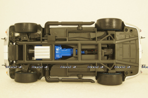 Shelby Cobra 427 S/C - silver/white, KYO8047S0, Kyosho 1:18