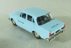 Москвич-408, такси, голубой, ноябрь 1989г., Тантал/Радон 1:43