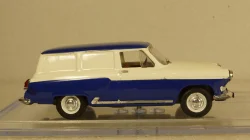 Газ-22, Фургон,бело/синий, Алник43 1:43