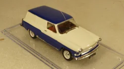 Газ-22, Фургон,бело/синий, Алник43 1:43