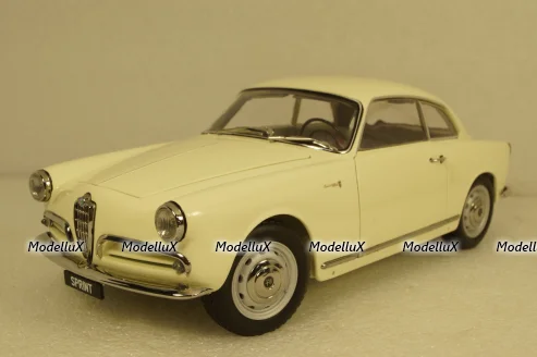 Alfa Romeo Giulietta Sprint 1954, white, 08957W0, Kyosho 1:18