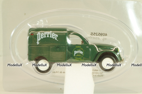 Citroen 2CV AZU fourgonnette PERRIER, green, 409525S, Norev 1:43