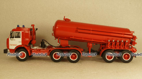 Камаз-54115 с п/п ТЦ-11 пенотушения г. Луганск, Skifavto 1:43