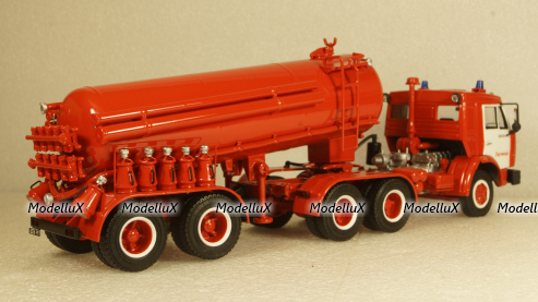 Камаз-54115 с п/п ТЦ-11 пенотушения г. Луганск, Skifavto 1:43