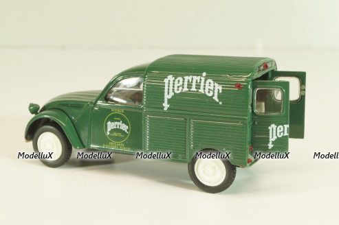 Citroen 2CV AZU fourgonnette PERRIER, green, 409525S, Norev 1:43