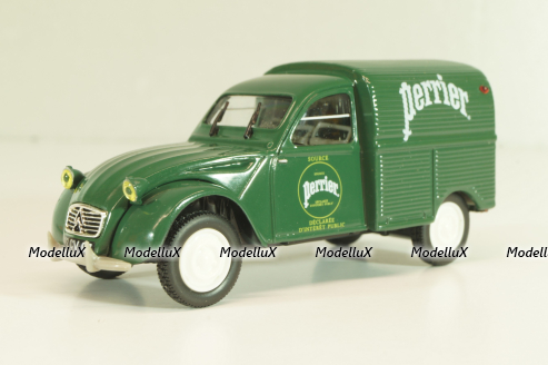 Citroen 2CV AZU fourgonnette PERRIER, green, 409525S, Norev 1:43