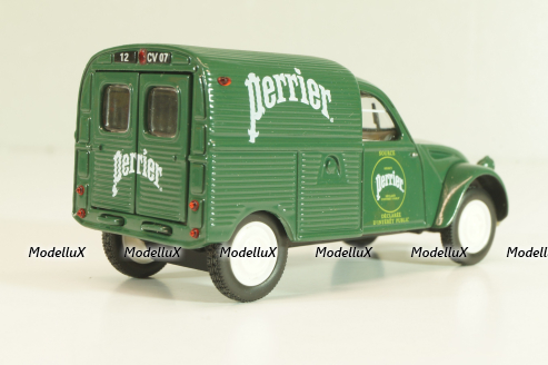 Citroen 2CV AZU fourgonnette PERRIER, green, 409525S, Norev 1:43