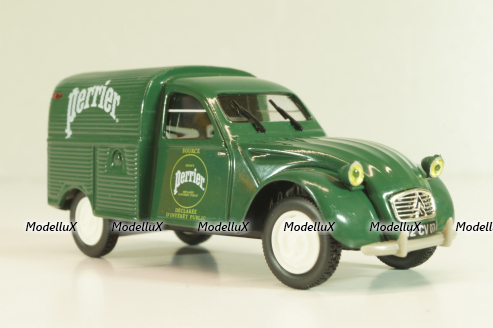 Citroen 2CV AZU fourgonnette PERRIER, green, 409525S, Norev 1:43