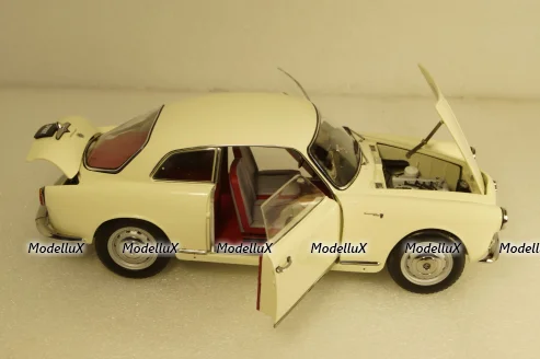 Alfa Romeo Giulietta Sprint 1954, white, 08957W0, Kyosho 1:18