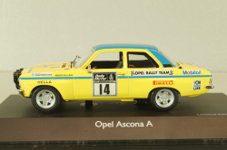 Opel Ascona A #14 RAC Rallye 1972, yellow, 02678, Schuco 1:43