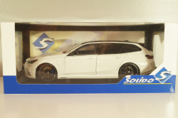 BMW M5 (G99) Touring 2025, white, 1814802, Solido 1:18