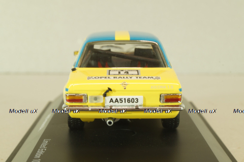 Opel Ascona A #14 RAC Rallye 1972, yellow, 02678, Schuco 1:43