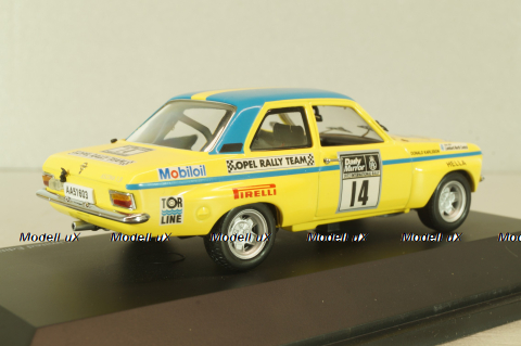 Opel Ascona A #14 RAC Rallye 1972, yellow, 02678, Schuco 1:43