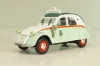 Citroen 2CV AZL Taxi París 1957, green/white, 409521M, Norev 1:43
