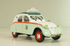 Citroen 2CV AZL Taxi París 1957, green/white, 409521M, Norev 1:43