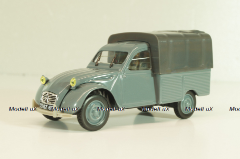 Citroen 2CV Pick-up, grey, 409536K, Norev 1:43