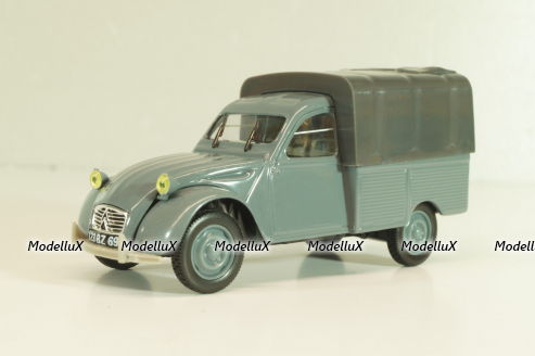 Citroen 2CV Pick-up, grey, 409536K, Norev 1:43
