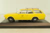 Opel Rekord  (B) Caravan "Deutsche Bundespost" 1965, yellow, Minichamps 1:43