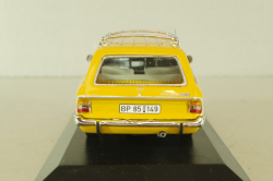 Opel Rekord  (B) Caravan "Deutsche Bundespost" 1965, yellow, Minichamps 1:43