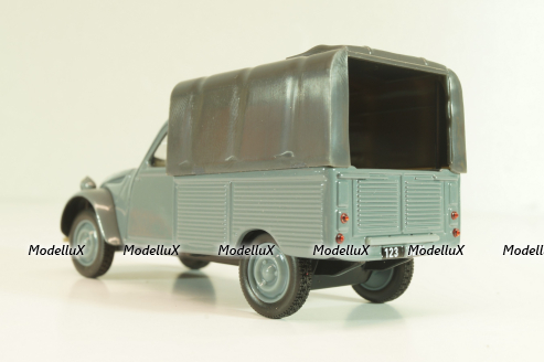 Citroen 2CV Pick-up, grey, 409536K, Norev 1:43