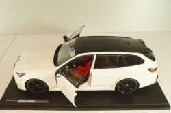 BMW M5 (G99) Touring 2025, white, 1814802, Solido 1:18
