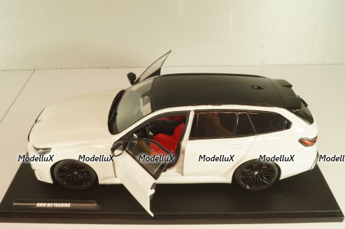 BMW M5 (G99) Touring 2025, white, 1814802, Solido 1:18