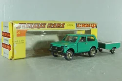 Ваз-2121 Нива А20 с прицепом скиф, июнь 1982г., Тантал/Радон 1:43