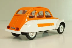 Citroën 2CV spot 1976, white/orange, 409523P, Norev 1:43