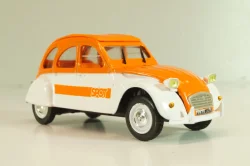 Citroën 2CV spot 1976, white/orange, 409523P, Norev 1:43