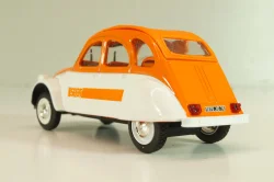 Citroën 2CV spot 1976, white/orange, 409523P, Norev 1:43