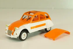 Citroën 2CV spot 1976, white/orange, 409523P, Norev 1:43