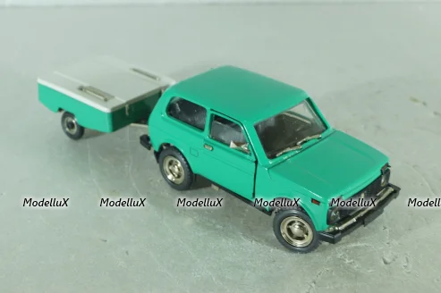 Ваз-2121 Нива А20 с прицепом скиф, июнь 1982г., Тантал/Радон 1:43
